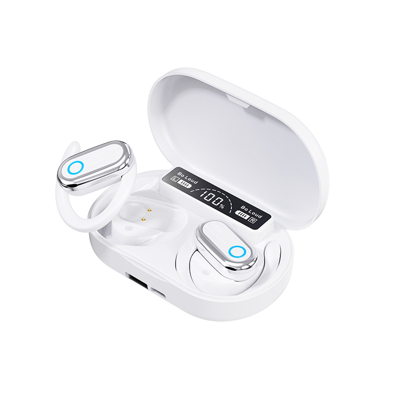 x95 e-commerce hot-selling product rotating ear-mounted bluetooth headset led digital display long endurance sports open ows headset full figure