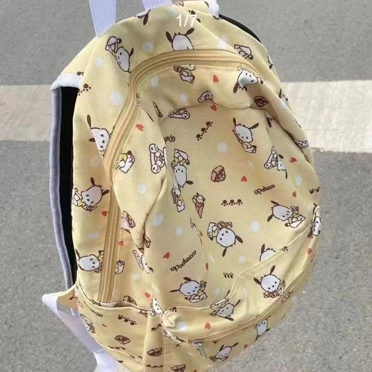 2024 new hellokitty joint name nova trendy brand backpack girls cute and lightweight back student schoolbag details Picture