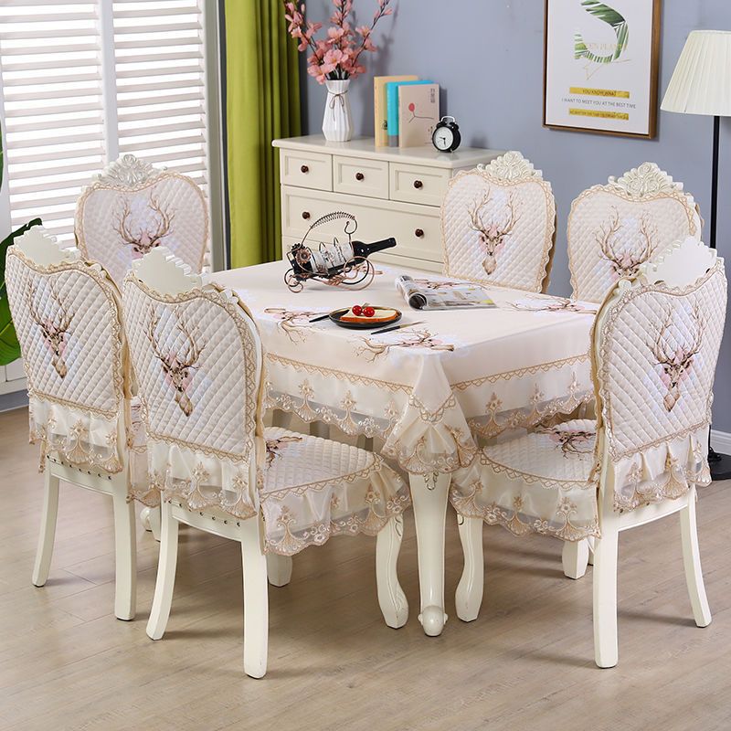universal dining table cloth chair cover chair cushion set stool cover seat cushion dining and chair cushion set european style chair cover cover full figure
