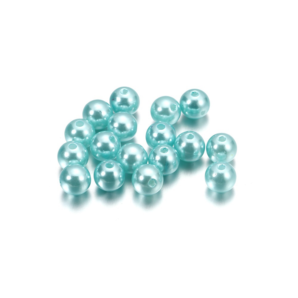 diy jewelry accessories scattered beads 3-20mm white beige abs imitation pearl straight hole beads round stringed pearls Application Scenario