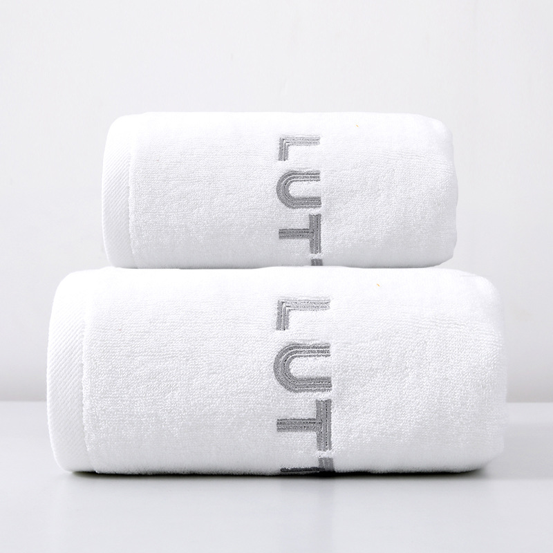 hotel towel pure cotton face washing household men's cotton adult couple bathing advanced non-lint gift bath towel Specification drawing
