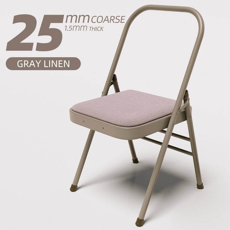 widened yoga chair iyengar professional auxiliary chair bold reinforced folding chair yoga sub-auxiliary stool yoga Item Picture