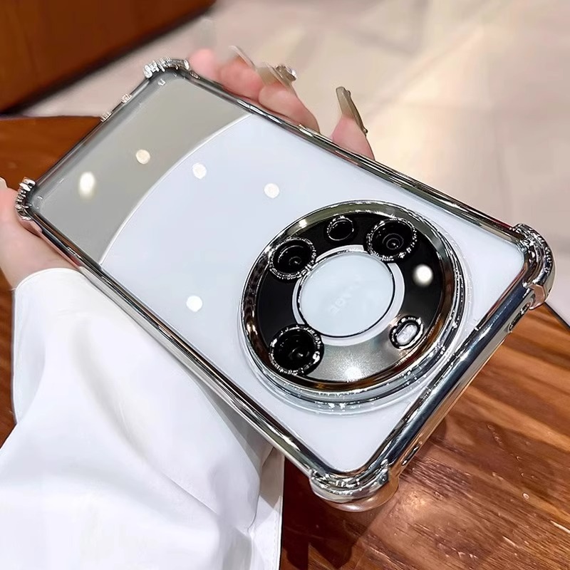 four-corner airbag drop-resistant for huawei mate60pro phone case new mate70 transparent tpu soft protective case Application Scenario