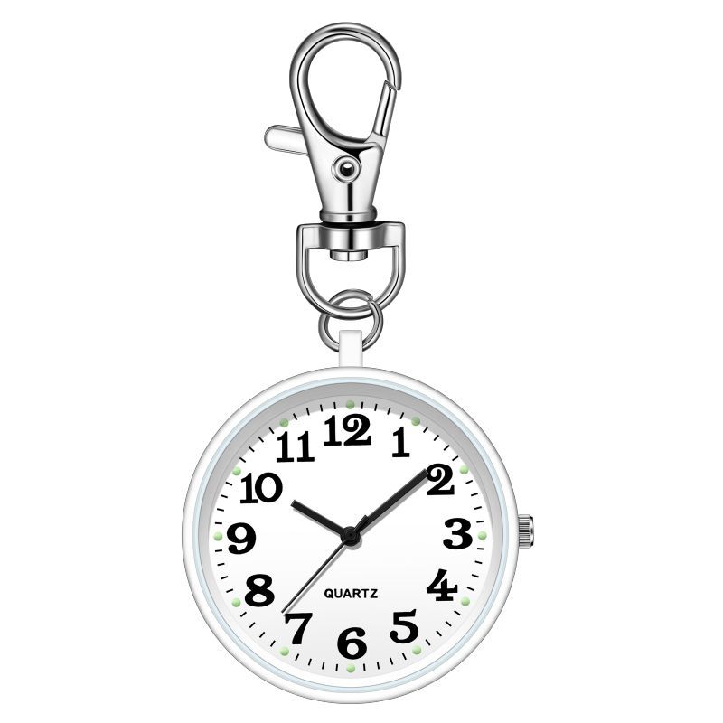 examination exclusive new pocket watch clear large number literal elderly student keychain pocket watch fashion all-match nurse's watch details Picture