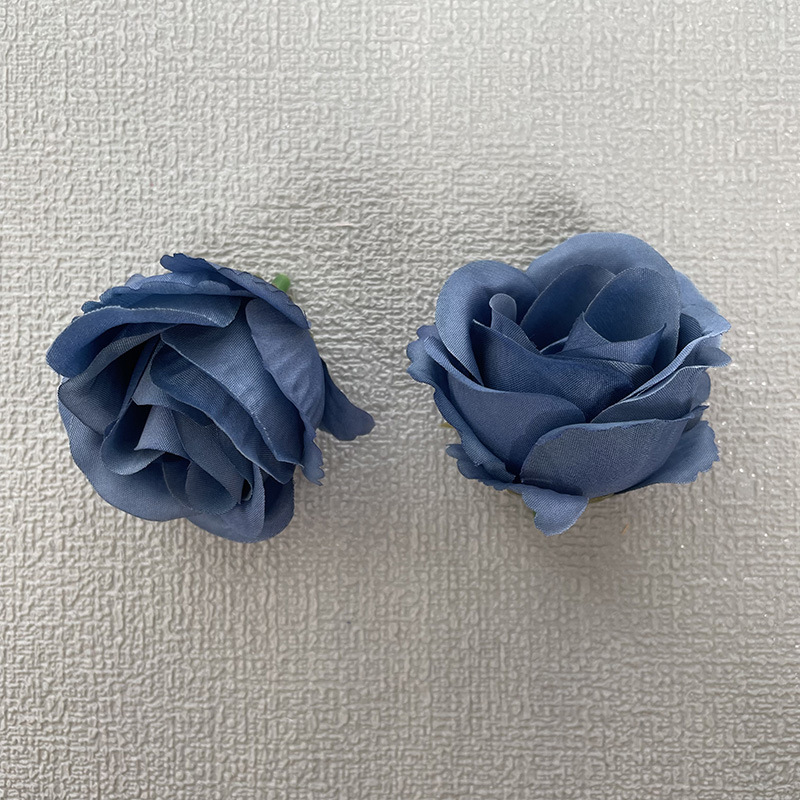 5cm artificial rose flower head wedding celebration flower wall arch decorative fake flower cross-border amazon artificial roses single flower details Picture
