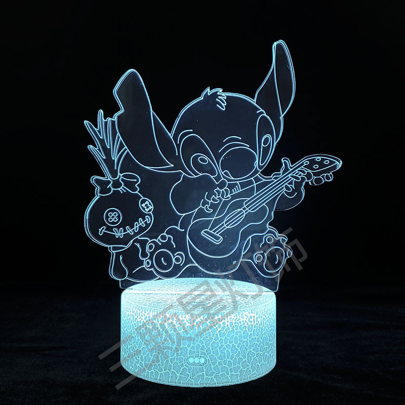 cross-border 3d small night lamp sanrio cartoon character football sports spider-man table lamp christmas creative gift full figure
