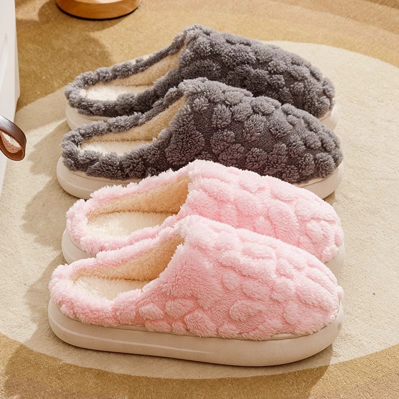 2024 autumn and winter home cotton slippers confinement slippers men and women couple's indoor non-slip silent cotton slippers fleece-lined warm Application Scenario