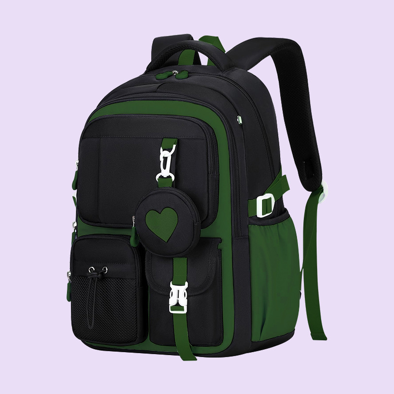 new fashion large capacity schoolbag primary school student offload wear-resistant backpack leisure commute backpack cross-border wholesale Item Picture