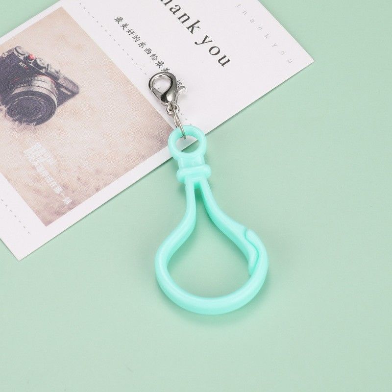 schoolbag hanging buckle doll keychain accessories diy parts plastic lobster clasp suspender buckles diy keychain material package Specification drawing