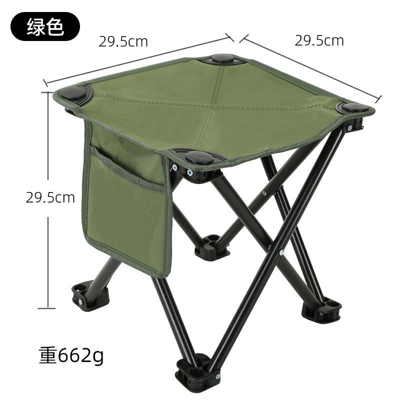 outdoor folding chair portable folding stool camp chair home train small chair picnic camping chair folding chair details Picture