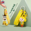 longzhiyu 13 years soft rubber doll pvc cartoon key button customized 3d three-dimensional animal pendant high quality supplier full figure
