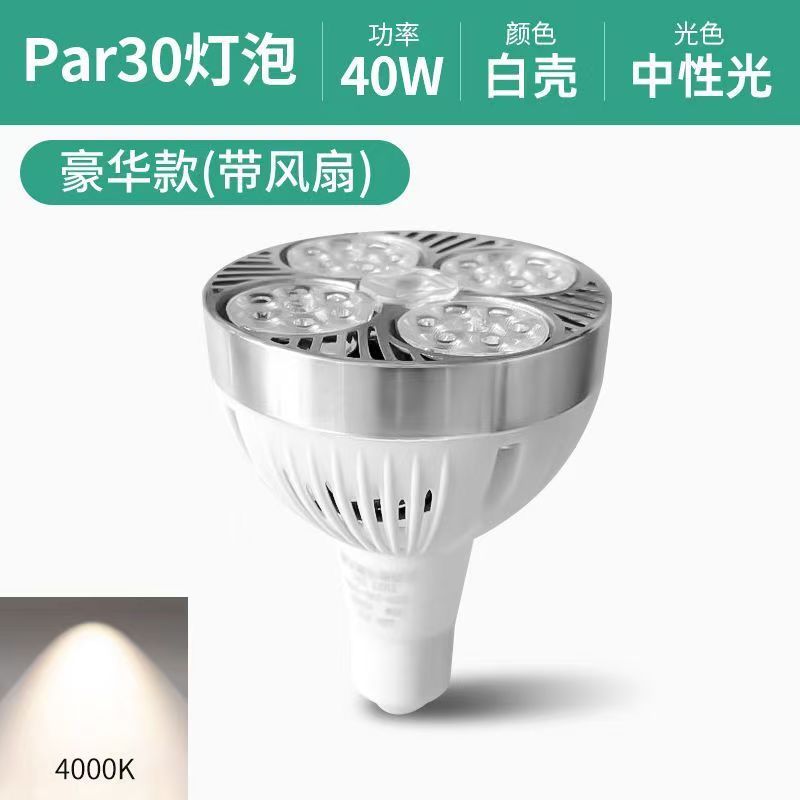 led par light wholesale cob light source bulb shop commercial par30 background track lamp e27 screw par bulb details Picture