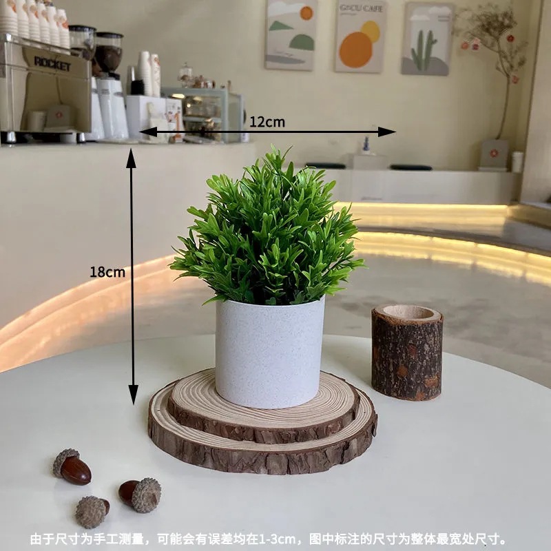artificial flower artificial bonsai artificial flower office desk surface panel decoration living room nordic light luxury ins ornament photo props Specification drawing