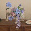 jardin monet purple artificial flower internet famous photo taking punch-in landscape diy layout window soft decoration with fake flower Item Picture
