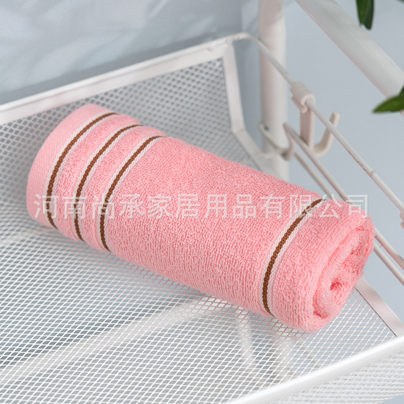grace 7377 towel plain striped pure cotton daily soft absorbent face washing towel welfare merchants super labor protection Specification drawing