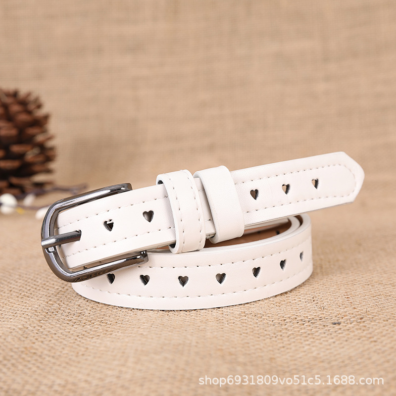 new all-match belt for women without punching full body hollow multi-color fashion simple korean jeans belt wholesale details Picture