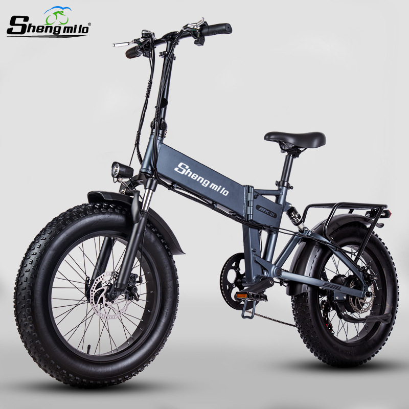 shengmilo exclusive for cross-border 20-inch electric bicycle 48v lithium battery adult electric power car mountain bike Specification drawing