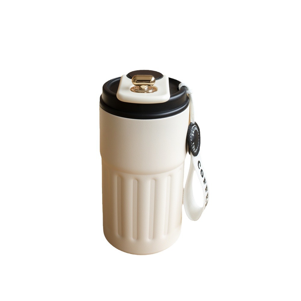 coffee thermos cup temperature display gift warm-keeping water cup good-looking portable portable cup simple new stainless steel cup Item Picture