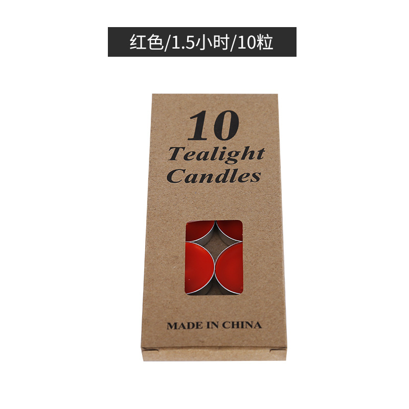 smoke-free candle light plant natural confession color small candle 2-4 hours boiled tea warm tea fragrance lamp tealight Item Picture