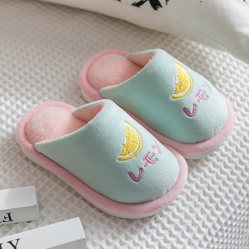 cotton slippers children's cotton shoes slippers 2025 autumn and winter girls home non-slip baby indoor boys keep warm wholesale full figure