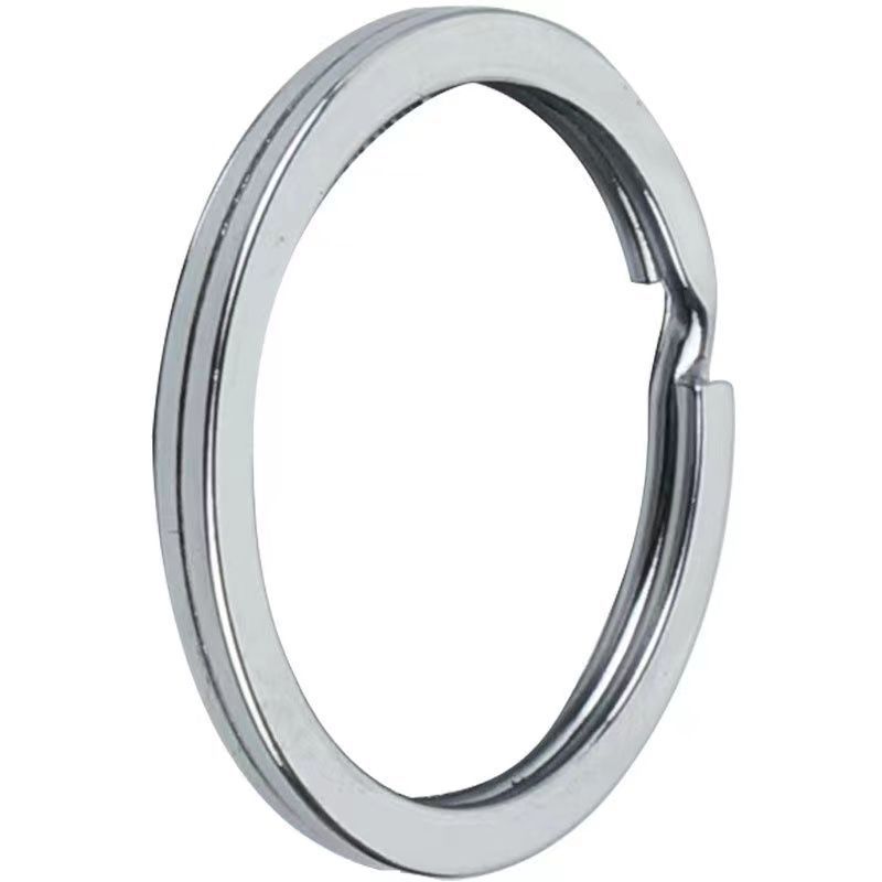 car key ring 8-word buckle key chain man waist mounted key chain metal high-end welfare key ring anti-lost full figure