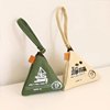 tower personalized creative retro zongzi coin purse cute mini canvas bag coin bag female storage key case for men Item Picture