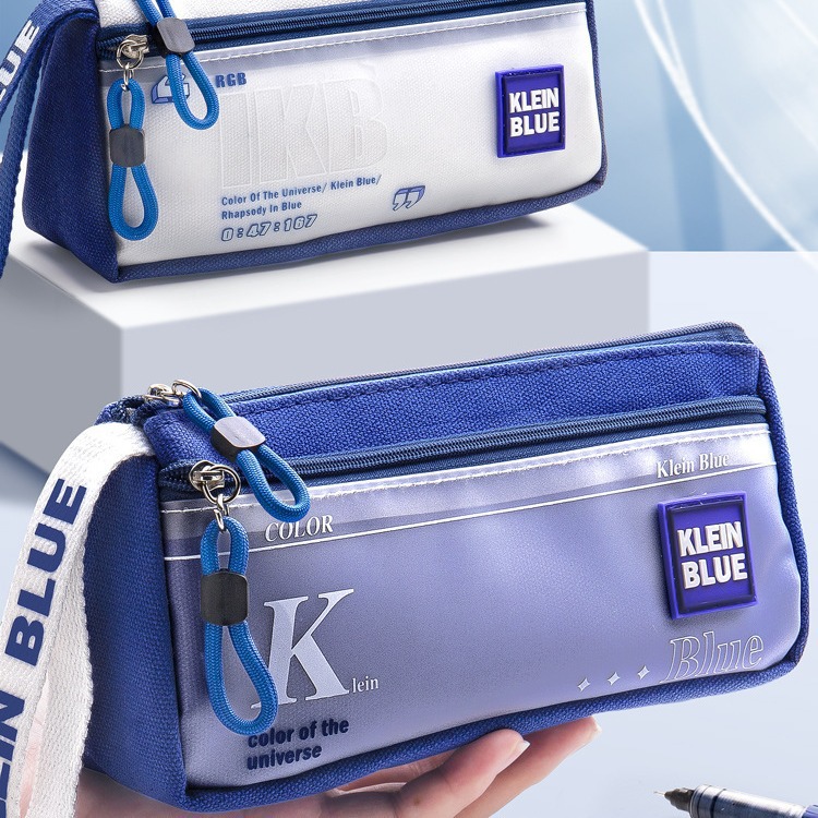 2025 new large capacity boys pencil case good-looking boys high school stationery box pencil case primary school pencil box details Picture