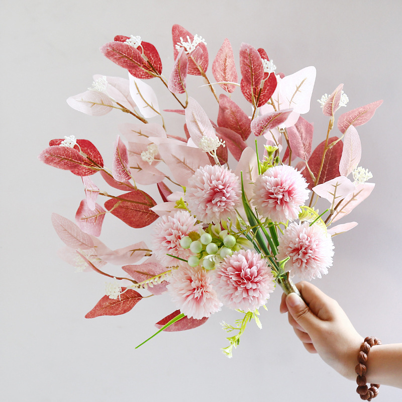 fake/artificial flower decoration desktop home decoration living room interior ornamental flower floral table flower simulation bouquet Application Scenario