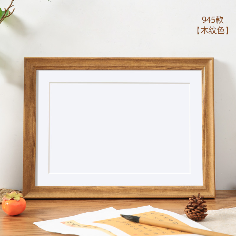 photo frame empty frame a3a4 decoration table painting and calligraphy picture frame mounting four 4k open 8 puzzle outer frame wall hanging home details Picture