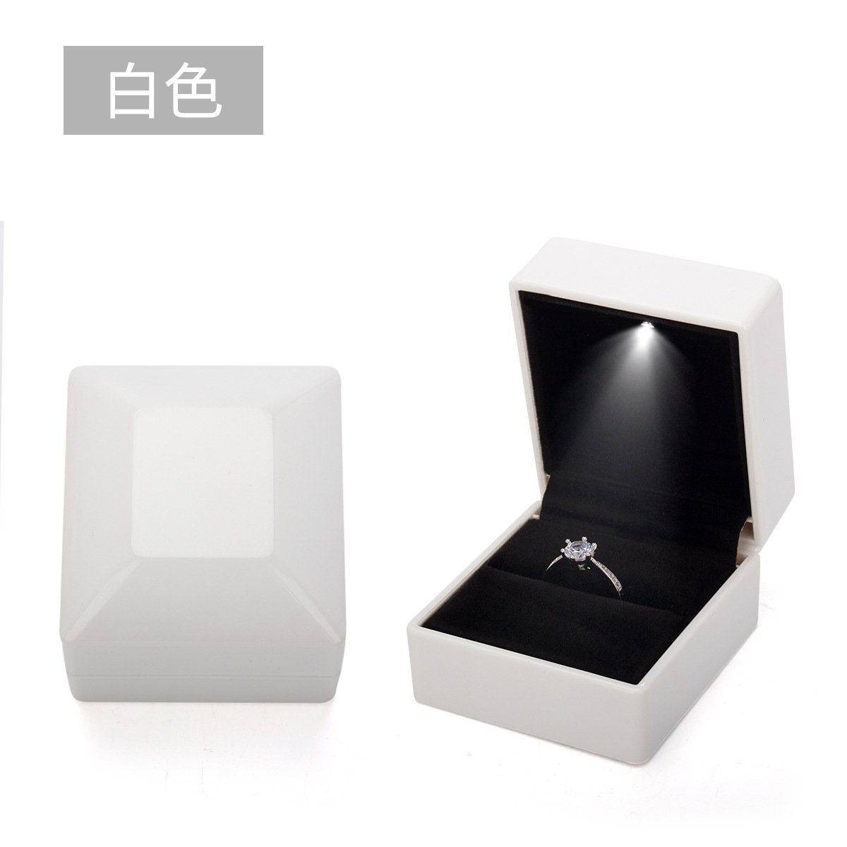 source factory led light jewelry box spray paint fine jewelry bracelet box ring box necklace box bracelet jewelry box wholesale full figure