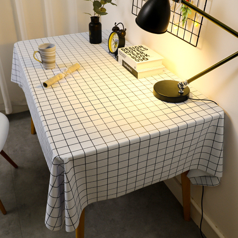 tablecloth waterproof oil-proof disposable nordic ins internet celebrity student desk rectangular dining table tablecloth coffee table pvc table mat Application Scenario