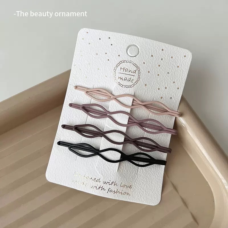 new makeup seamless barrettes side bang clip women's duckbill clip word hairpin clip headdress clip new Application Scenario