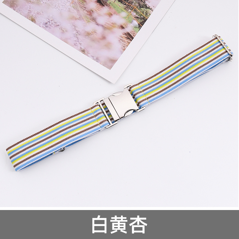 lazy belt belt alloy buckle adjustable length men's and women's elastic knitted belt elastic belt waist seal Specification drawing