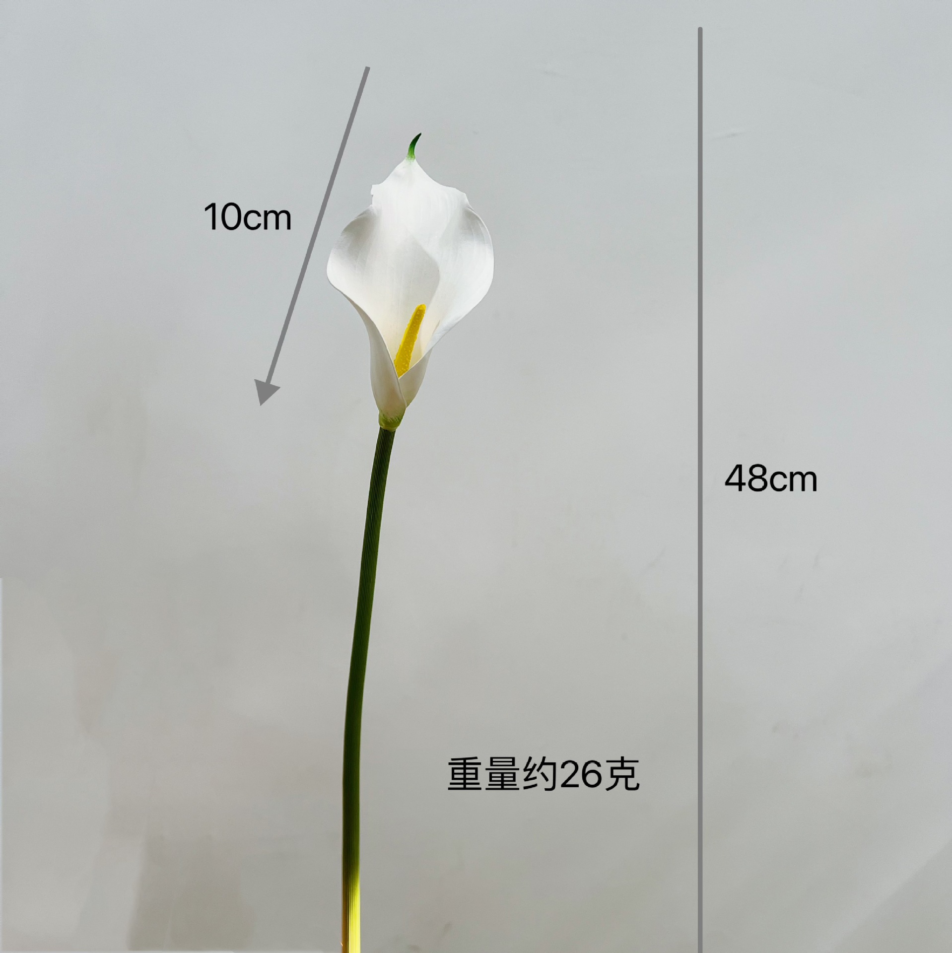 with eva common calla artificial flower alocasia hand feeling fake flower single stem wedding home furnishing flower arrangement materials props full figure