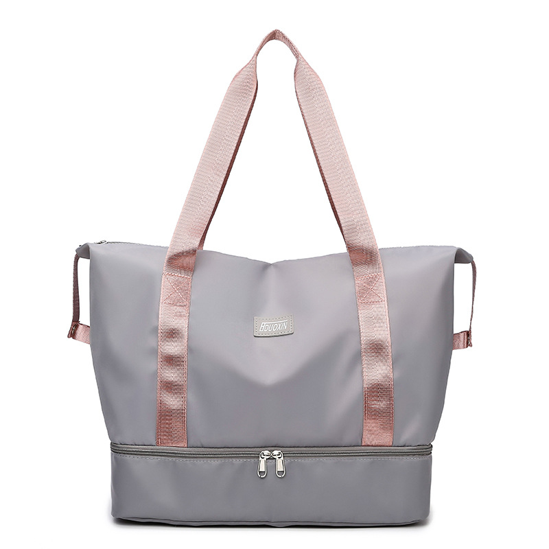 cross-border travel bag short distance lightweight tote can cover trolley case student large-capacity luggage bag storage gym bag Application Scenario