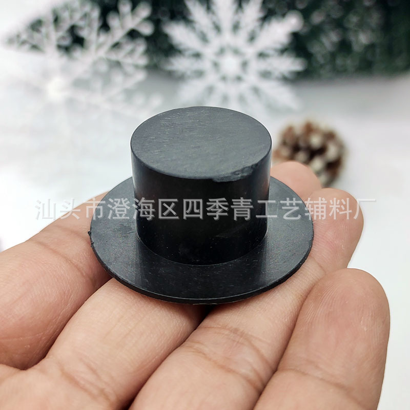 cross-border plastic clown hat christmas decoration mini hat snowman hat tall crown topper craft diy accessories details Picture