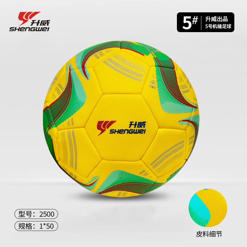 shengwei world cup machine-sewing soccer wear-resistant no. 3 children no. 4/5 adult indoor and outdoor training machine-sewing soccer wholesale Application Scenario