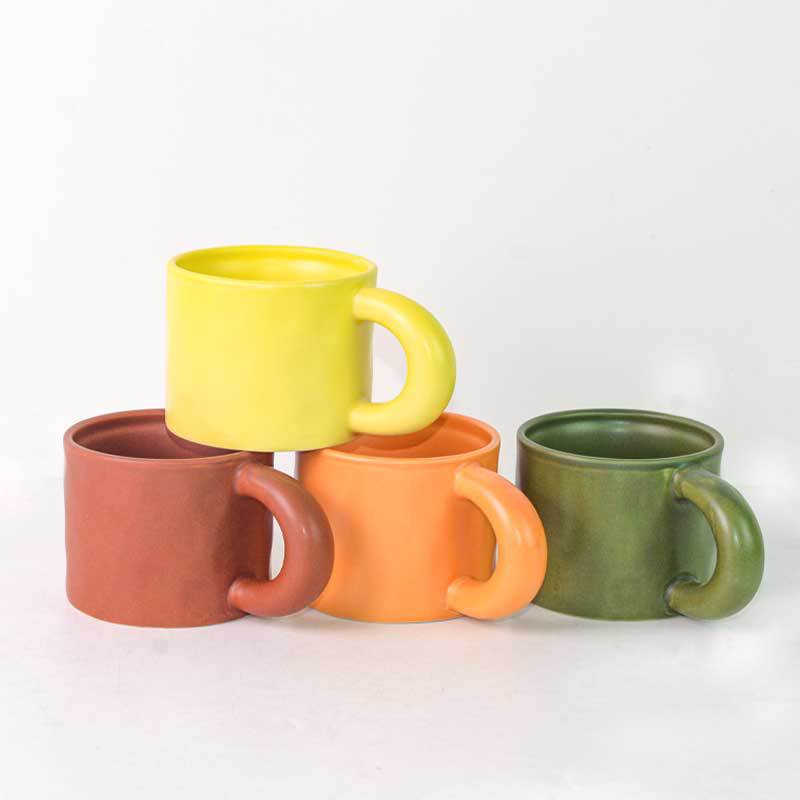 foreign trade customized mug opening event gift cup color coffee cup premium gifts ceramic cup Specification drawing