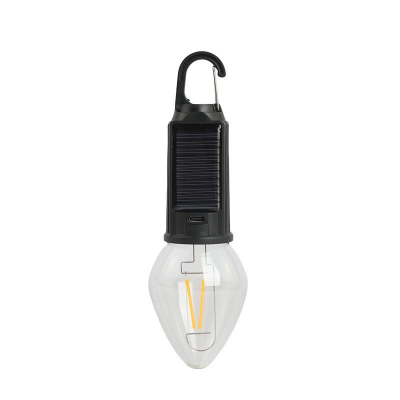 solar energy camping lights outdoor long endurance camping special lighting tungsten lamp portable charging atmosphere tent light full figure