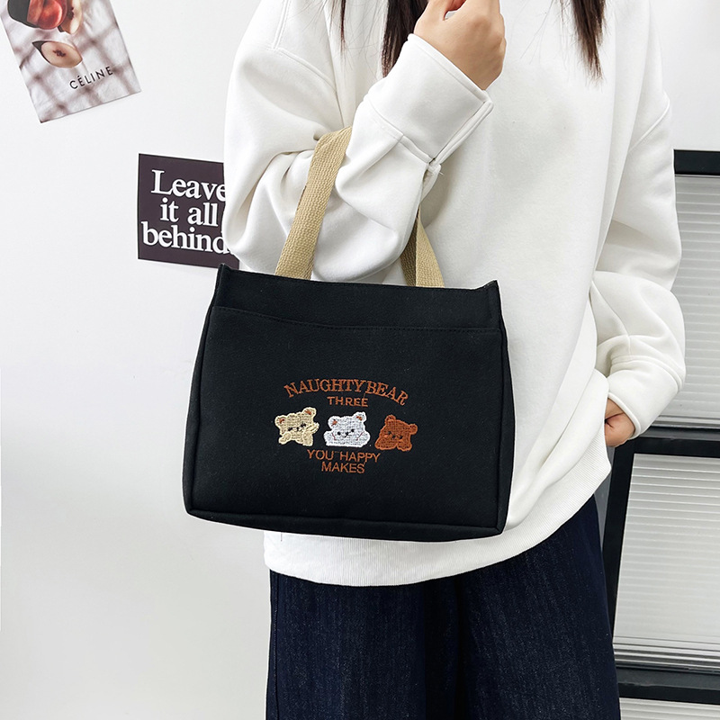 all-matching new casual simple personality printed lightweight tote women's western style lightweight and large capacity tote bag women's bag Specification drawing