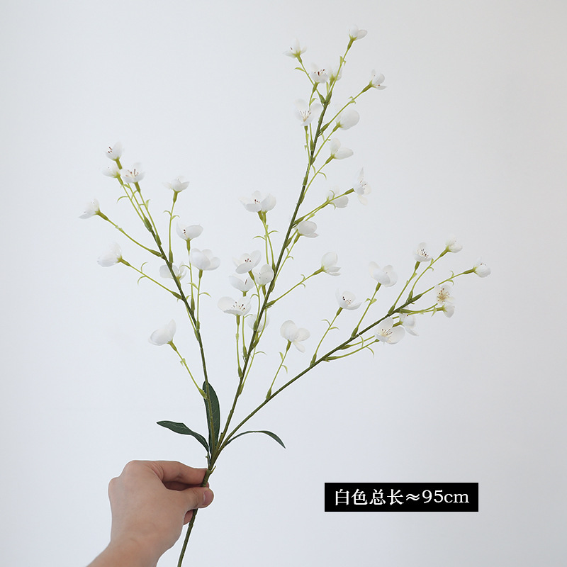 lily artificial flower living room light luxury high-end decorative floral flower arrangement ornaments dining table wind bell flower fake flower decoration details Picture