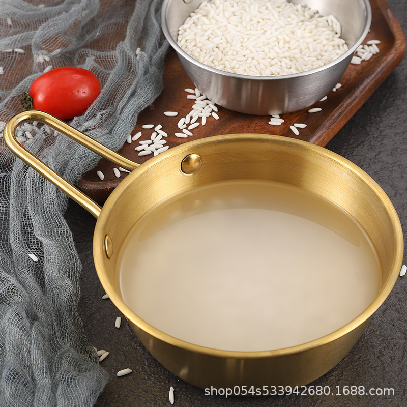 factory direct supply korean tableware 304 stainless steel watchband handle japanese food restaurant rice wine snack seasoning bowl details Picture