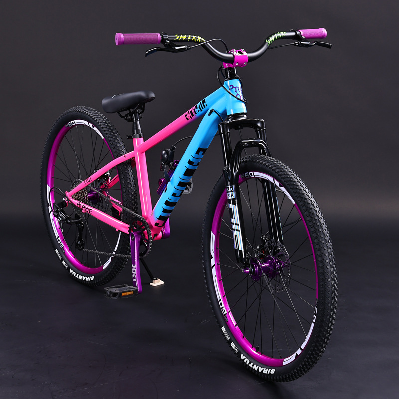 factory direct sales dirt bike mountain bike men and women adult variable speed youth student bicycle ultra light shock absorption details Picture