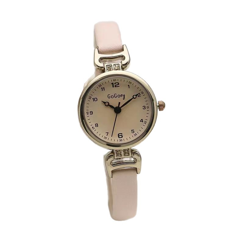 retro examination watch women's student ins good-looking light luxury british classic style small dial women's quartz watch Item Picture
