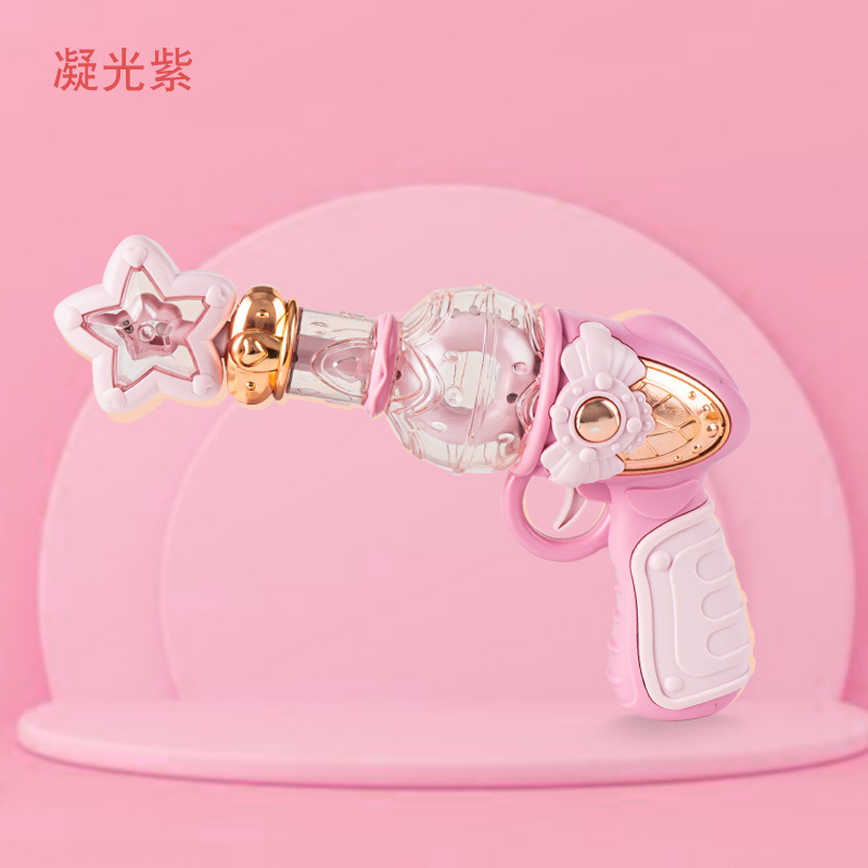 new children's electric gun toys children's luminous music toy gun stall night market gifts girls' toys details Picture