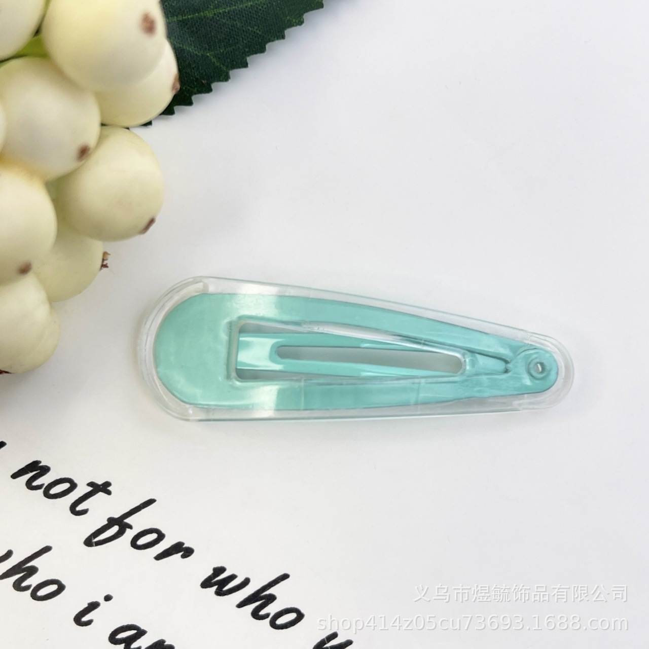 ice transparent water drop candy color bb clip cropped hair clip macaron hairpin hair ornaments handmade accessories material side clip wholesale full figure