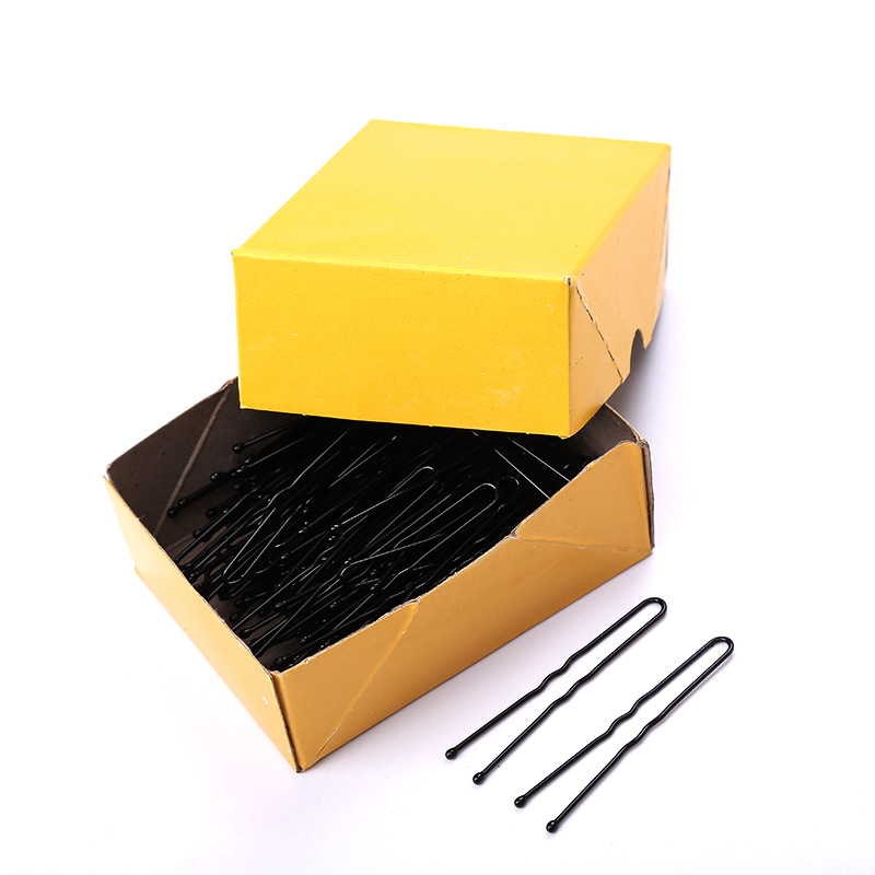 boxed invisible black u-clip updo hairpin studio commonly used barrettes bold fixing tool u-shaped clip hair accessories details Picture