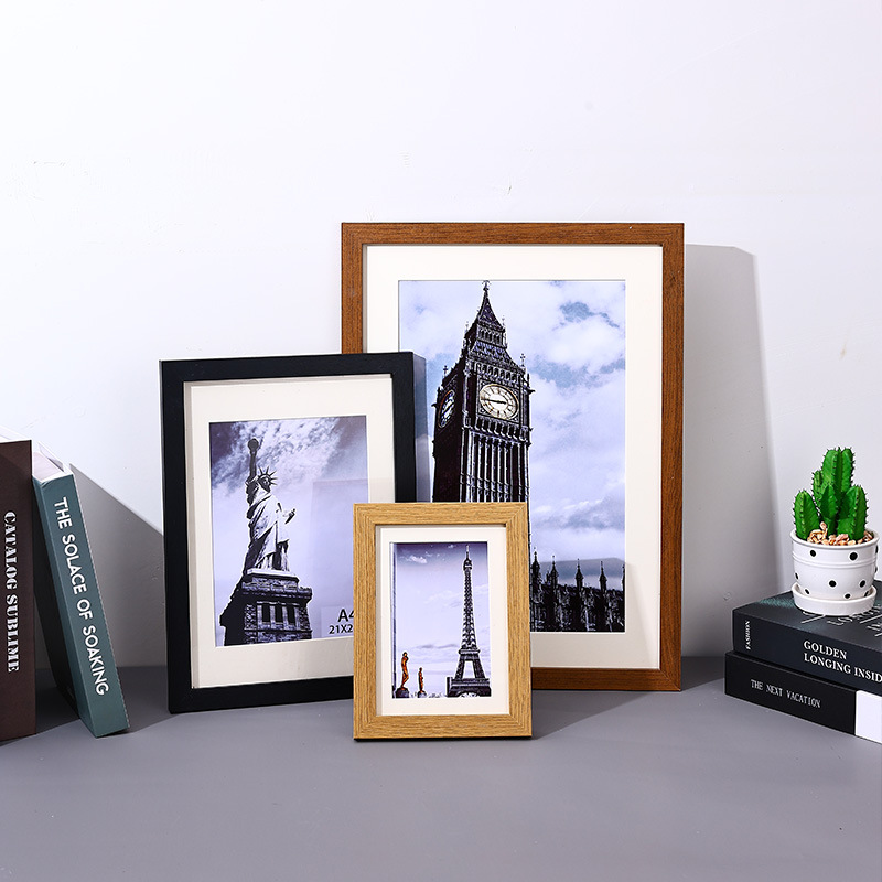 large size 8k simple wall hanging picture frame mounting 16-inch a4 display frame table decoration creative decorative picture frame photo frame wholesale details Picture