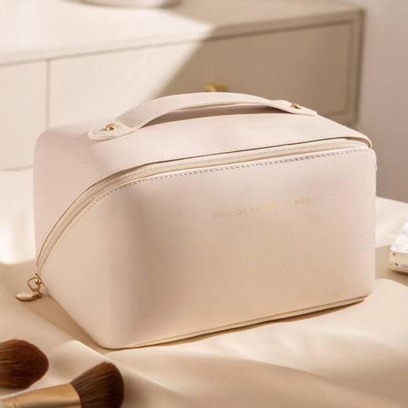 cross-border multi-functional pillow cosmetic bag customized travel portable storage bag large capacity cosmetic bag partition women's Item Picture