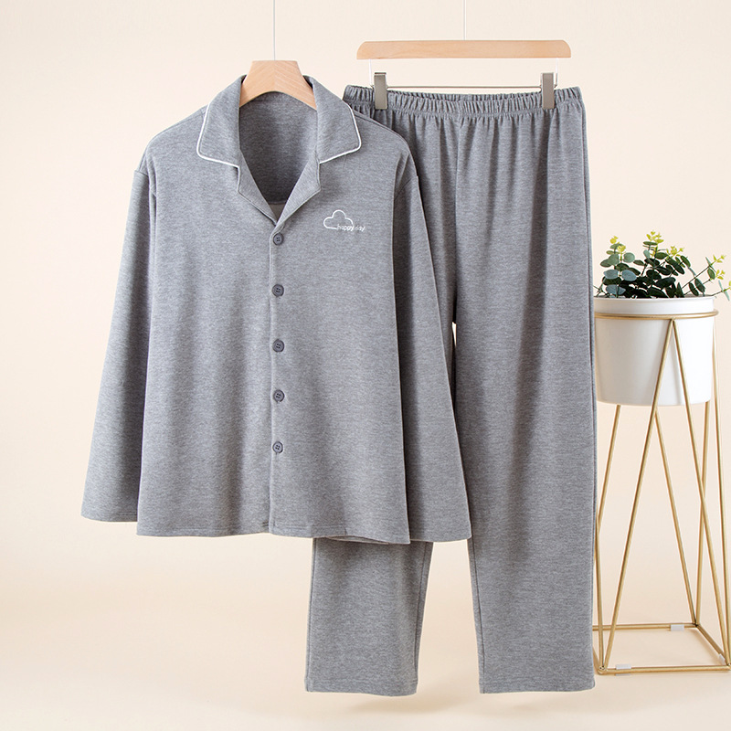 autumn new dralon women's pajama suit long-sleeved trousers can be worn outside insulation soft and comfortable Specification drawing